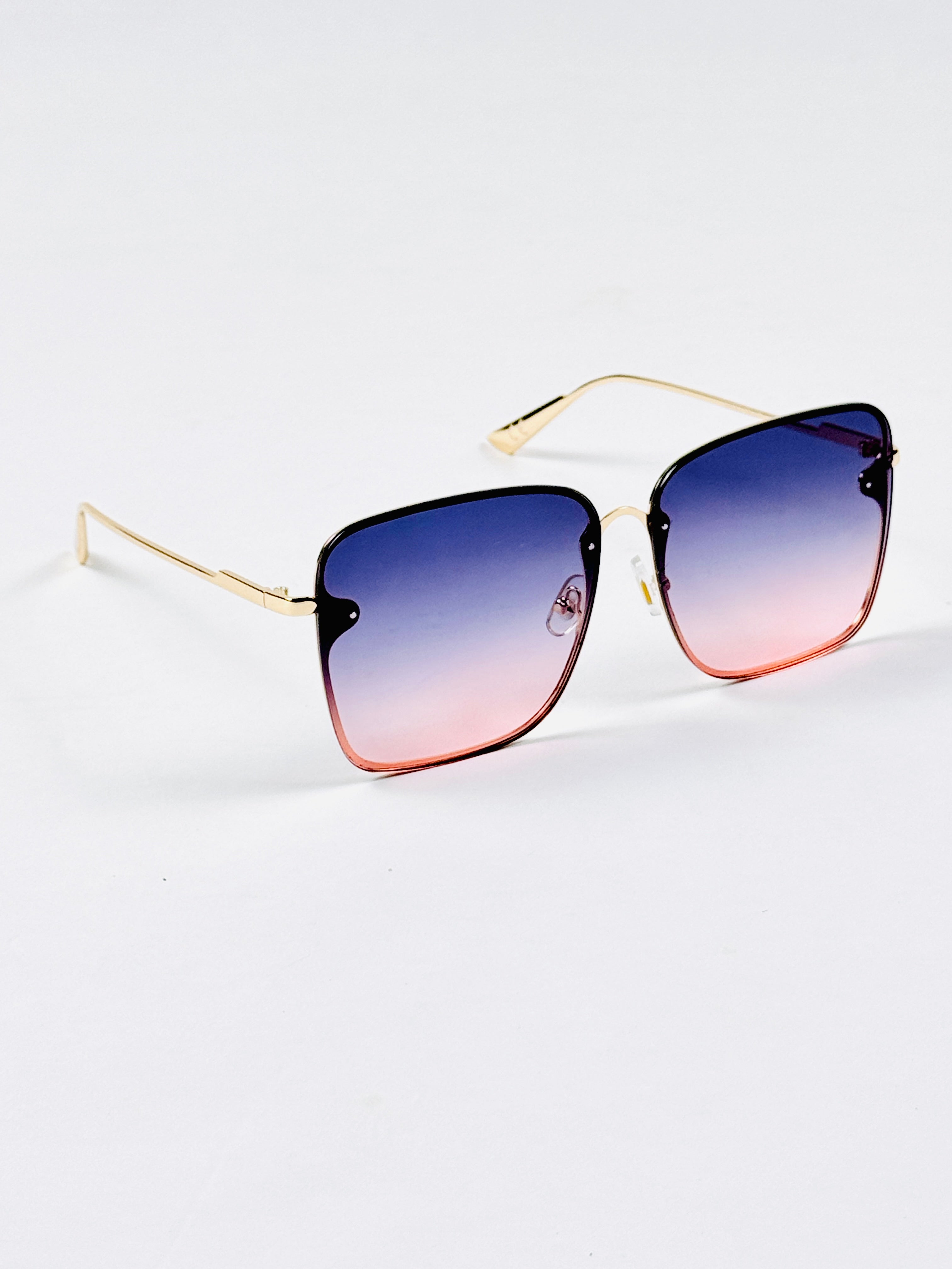 Fendi - 2A882 – 58 – Golden Pink – Metal – Sunglasses – Ladies