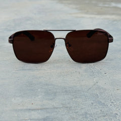 Cartier – 2348 – 58 - Brown – Acetate – Metal – Sunglasses