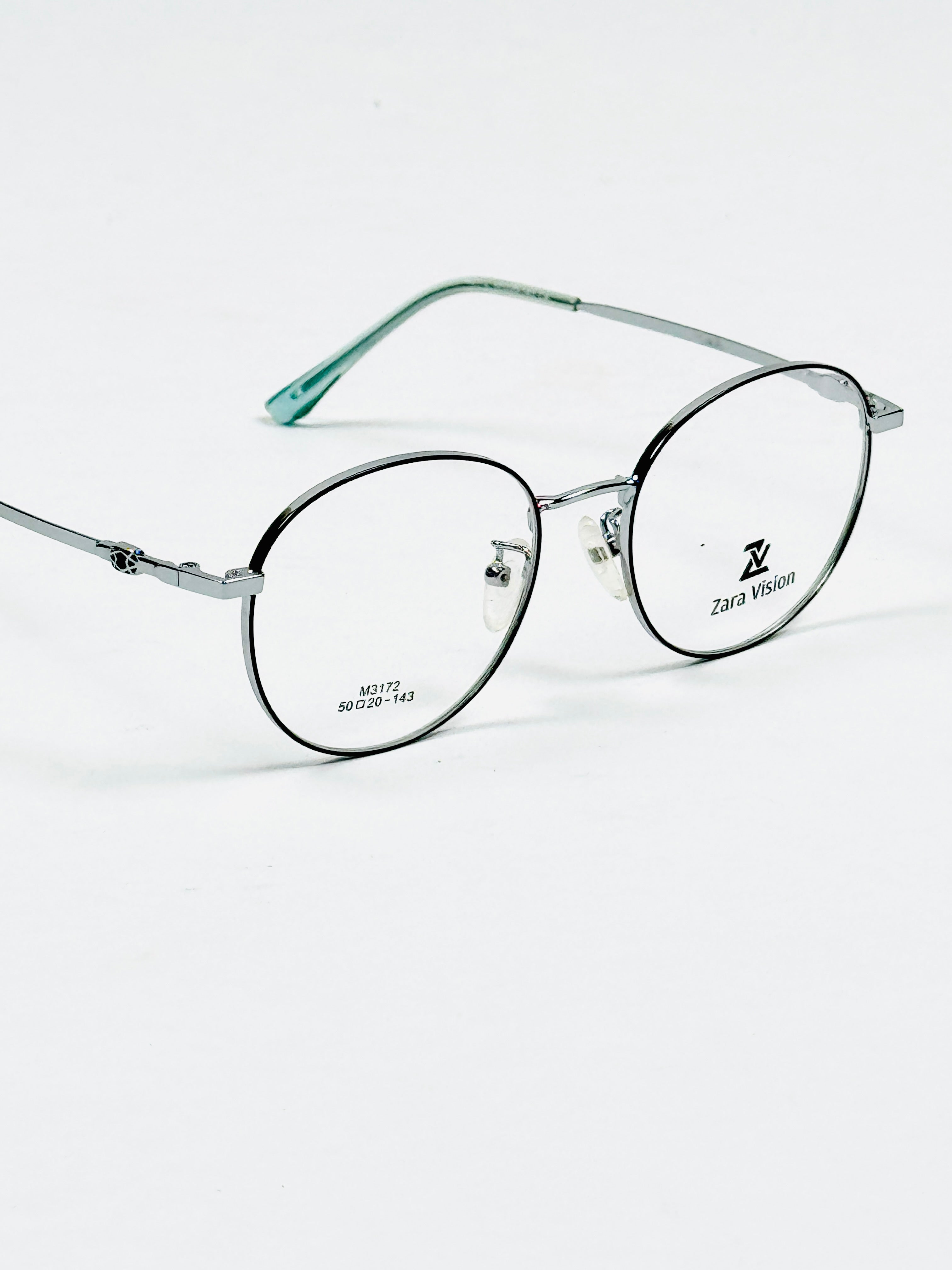 Dior – 3172 – 50 - Silver Black – Metal – Optics – Unisex