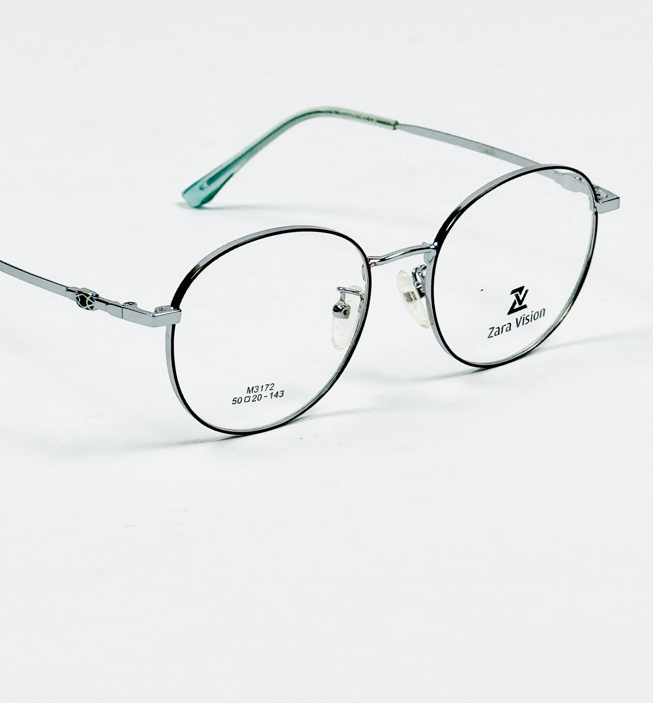 Dior – 3172 – 50 - Silver Black – Metal – Optics – Unisex