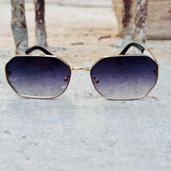 Burberry – 1939 – 55 – Golden Black Gradient – Metal – Sunglasses – Unisex