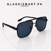 Prada – SPR52YS - 54 – Black – Metal – Sunglasses