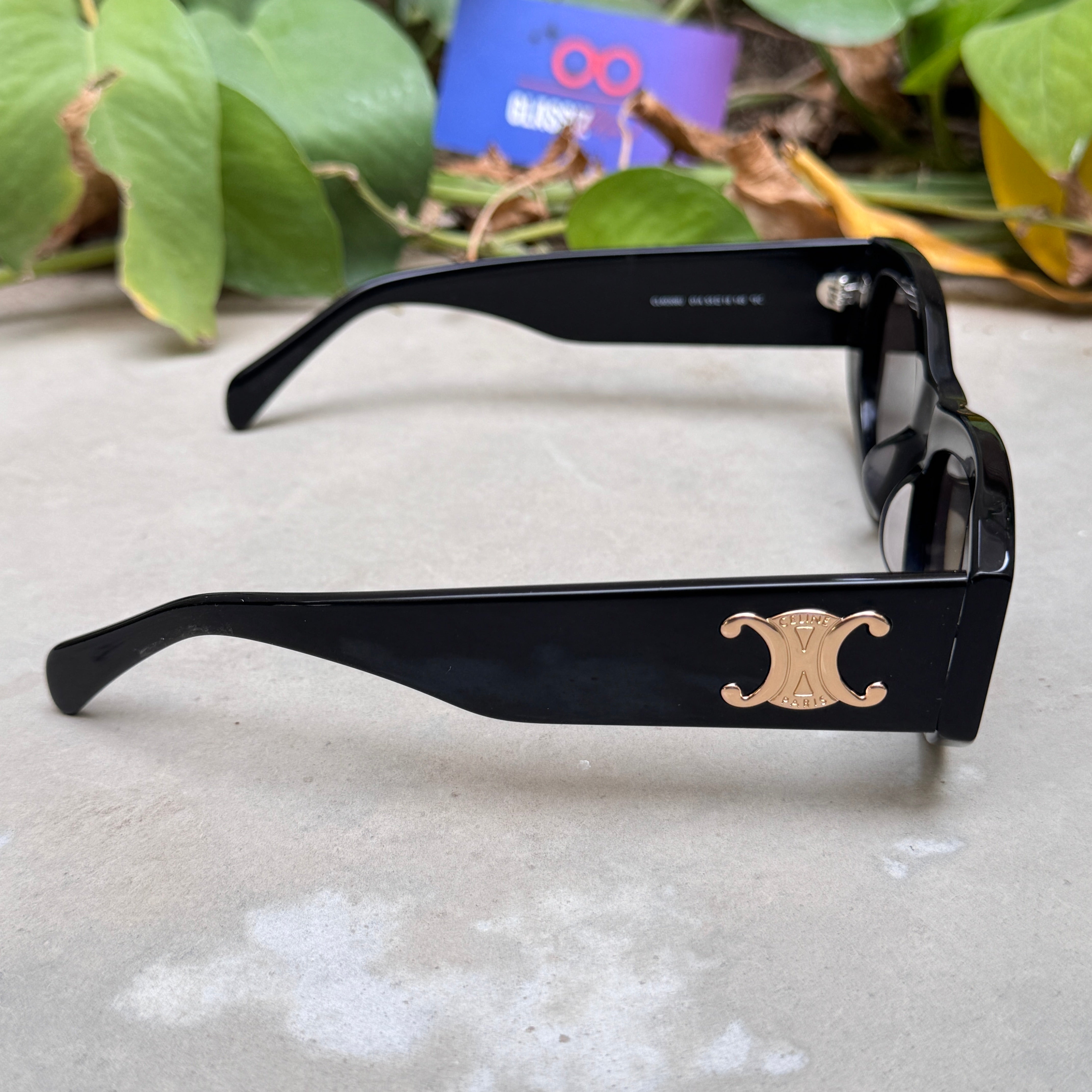 Celine – 40308 - 55 – Black – Acetate - Sunglasses – Ladies - Premium