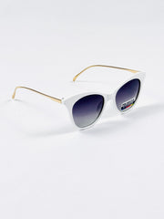 Dior – 9011 – 54 – Golden White – Metal – Sunglasses – Ladies