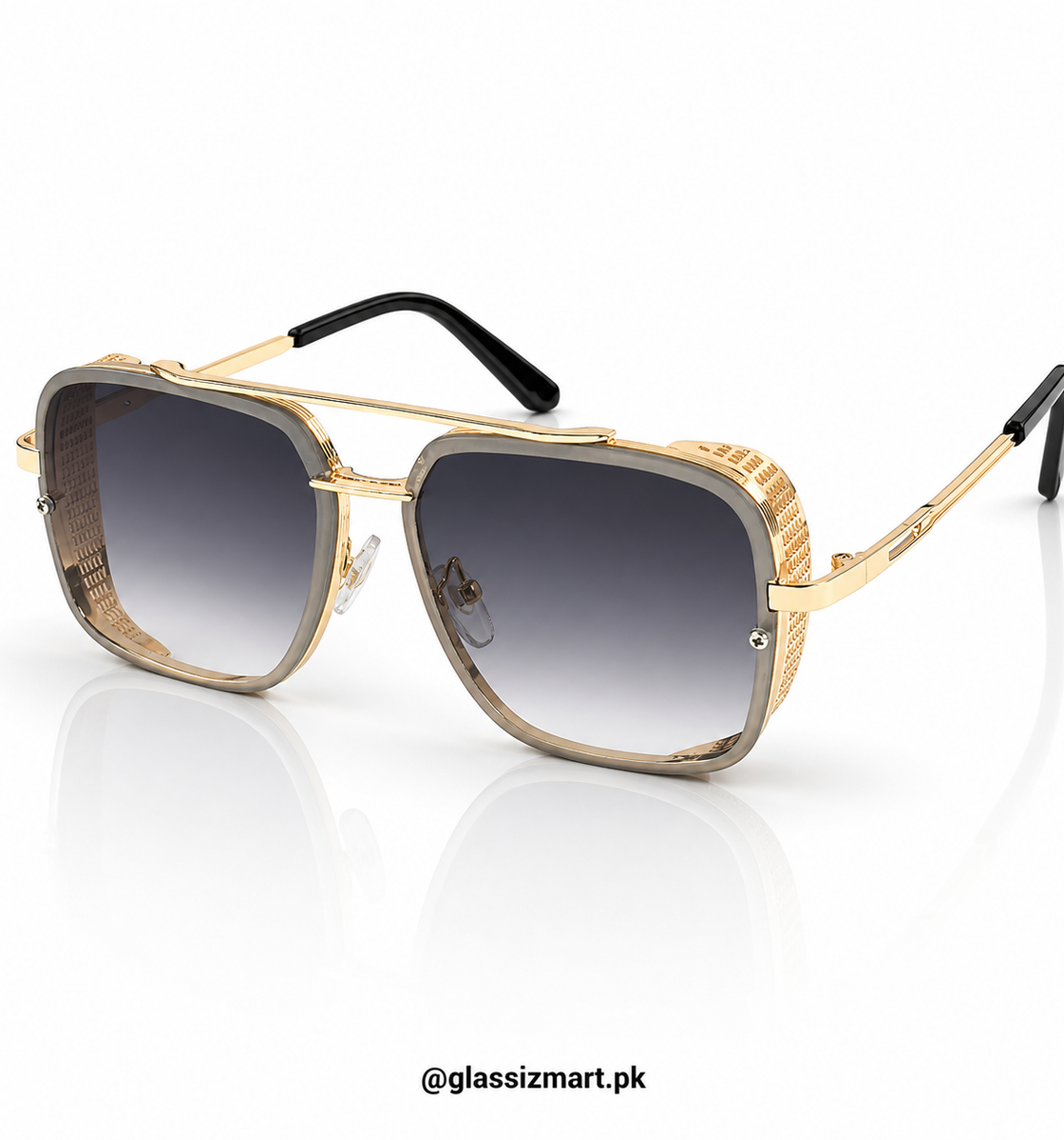 Dita – 77 – 48 – Golden Black – Metal – Sunglasses – Unisex
