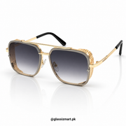 Dita – 77 – 48 – Golden Black – Metal – Sunglasses – Unisex