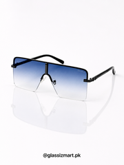 Balmain – 2A581 – 56 – Blue – Metal – Sunglasses – Unisex