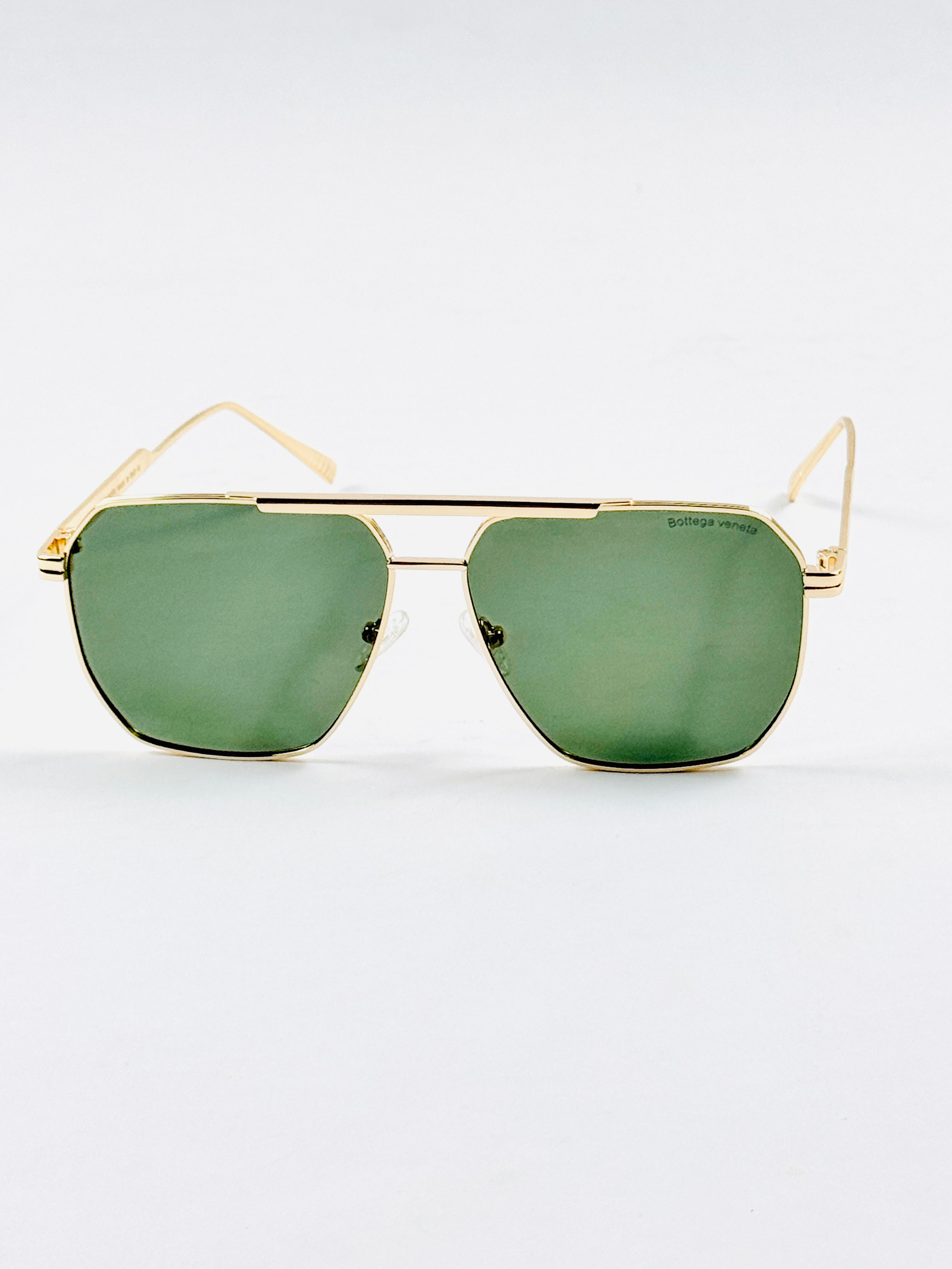 Bottega Veneta – 3310 – 60 – Golden Green – Metal – Sunglasses – Unisex