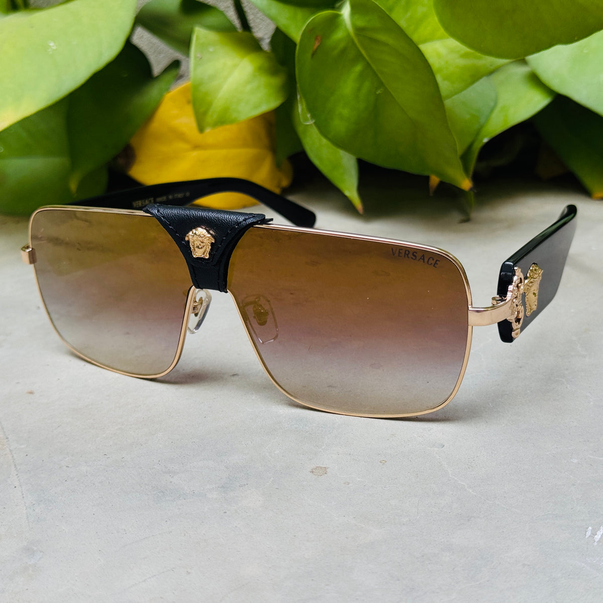 Versace – 2207 - 63 –  Golden Mercury - Metal - Sunglasses – Unisex - Premium