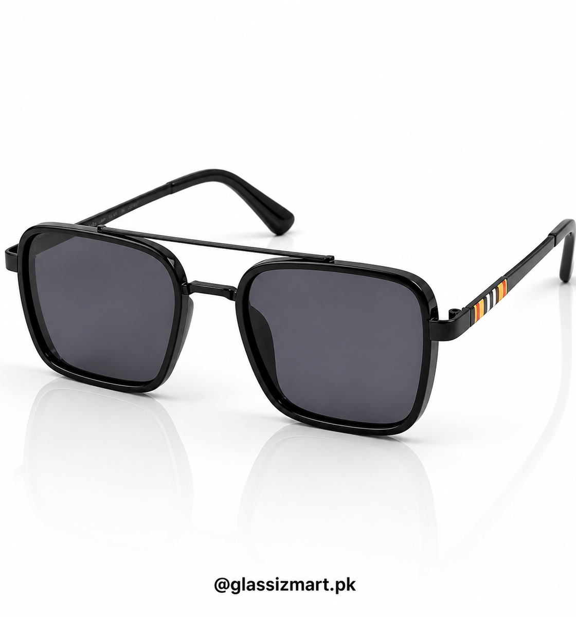 Bvlgari – 58496 – 54 – Black – Metal – Sunglasses – Unisex