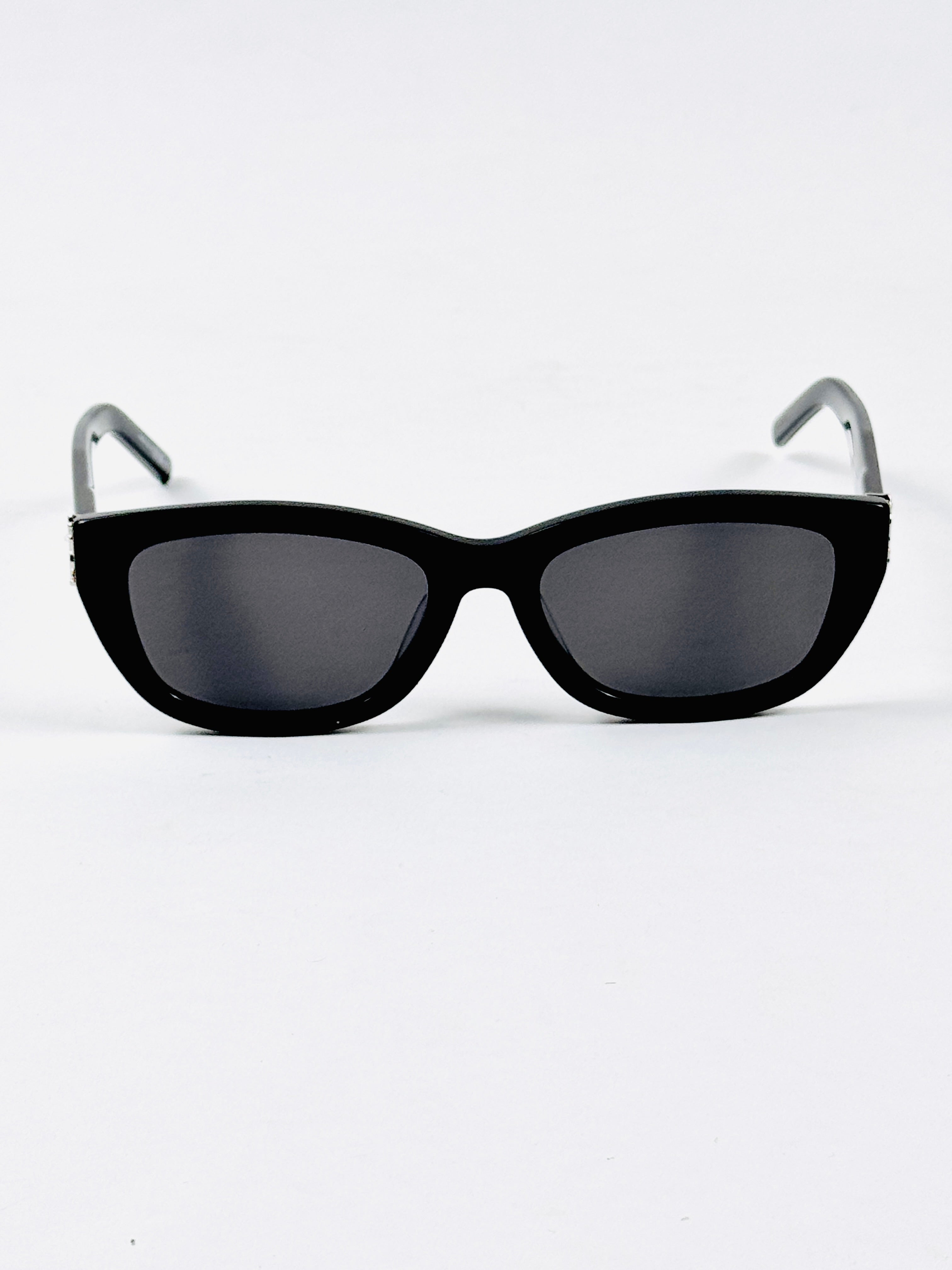 Ysl – 94 - M153 – Silver Black – Acetate - Sunglasses – Ladies - Premium