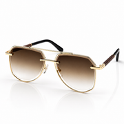 Cartier – 5015 – 52 – Golden Brown – Metal – Sunglasses – Unisex