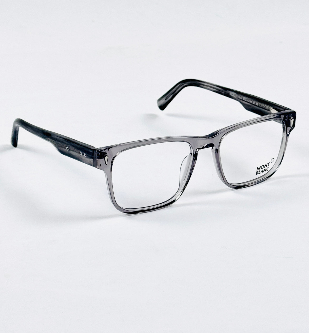 Mont Blanc – 25155 – 53 – Grey - Acetate - Optics – Unisex - Premium