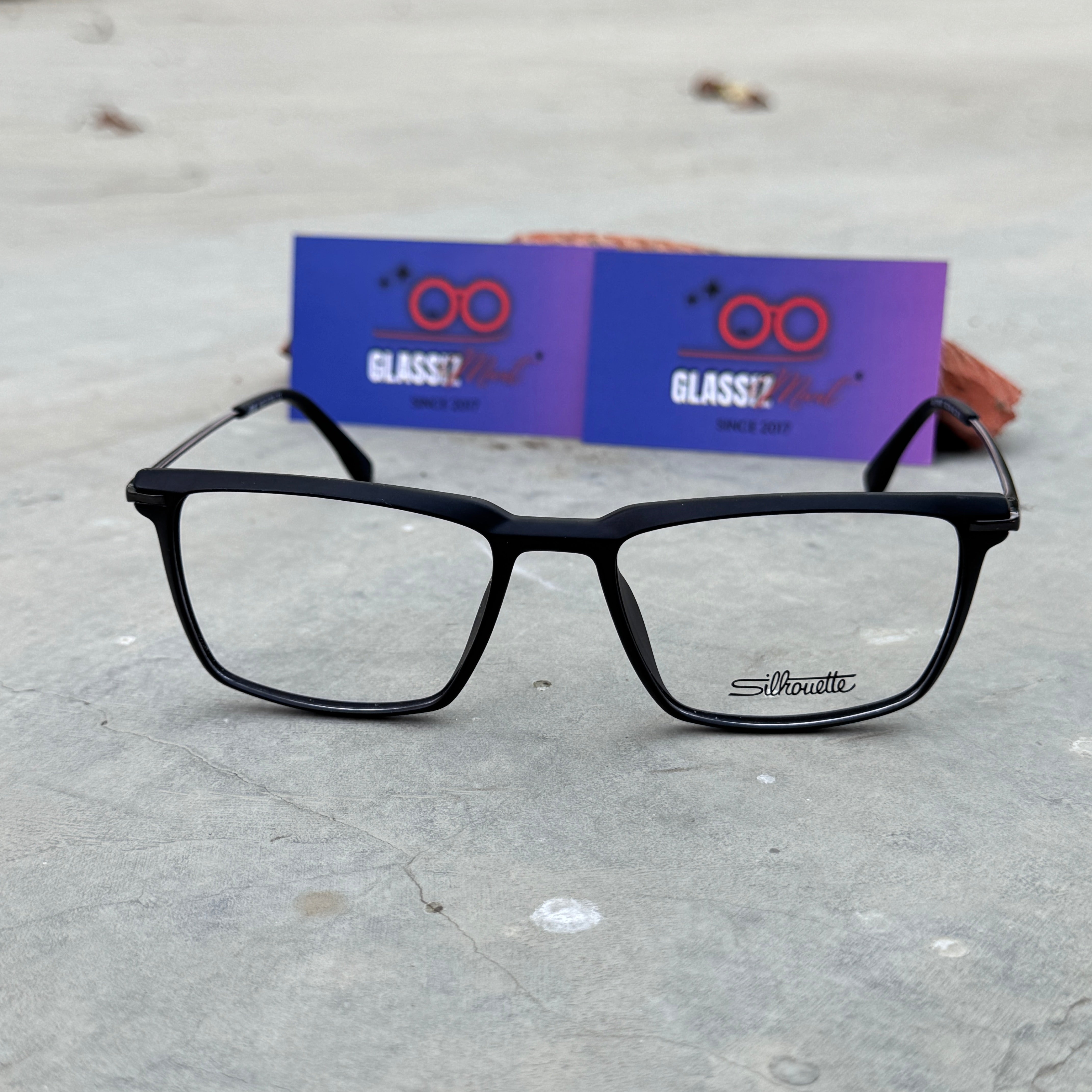Sillouette – 7838 – 53 – Black –  Acetate - Optics – Unisex - Premium