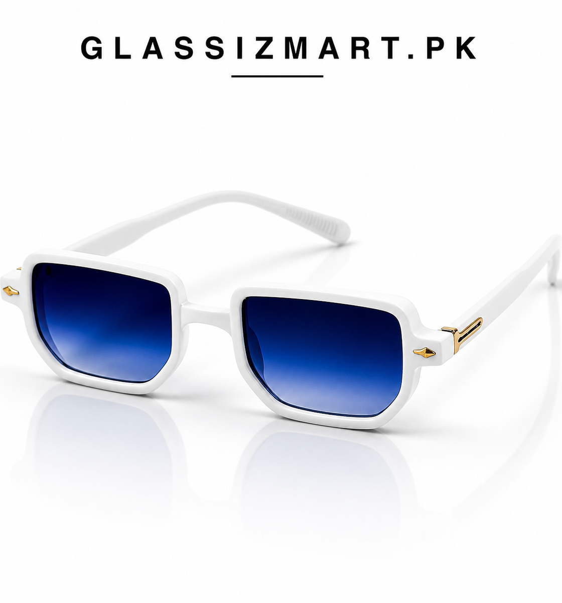 Moscot – 86330 – 48 - White Black – Acetate  – Sunglasses - Unisex