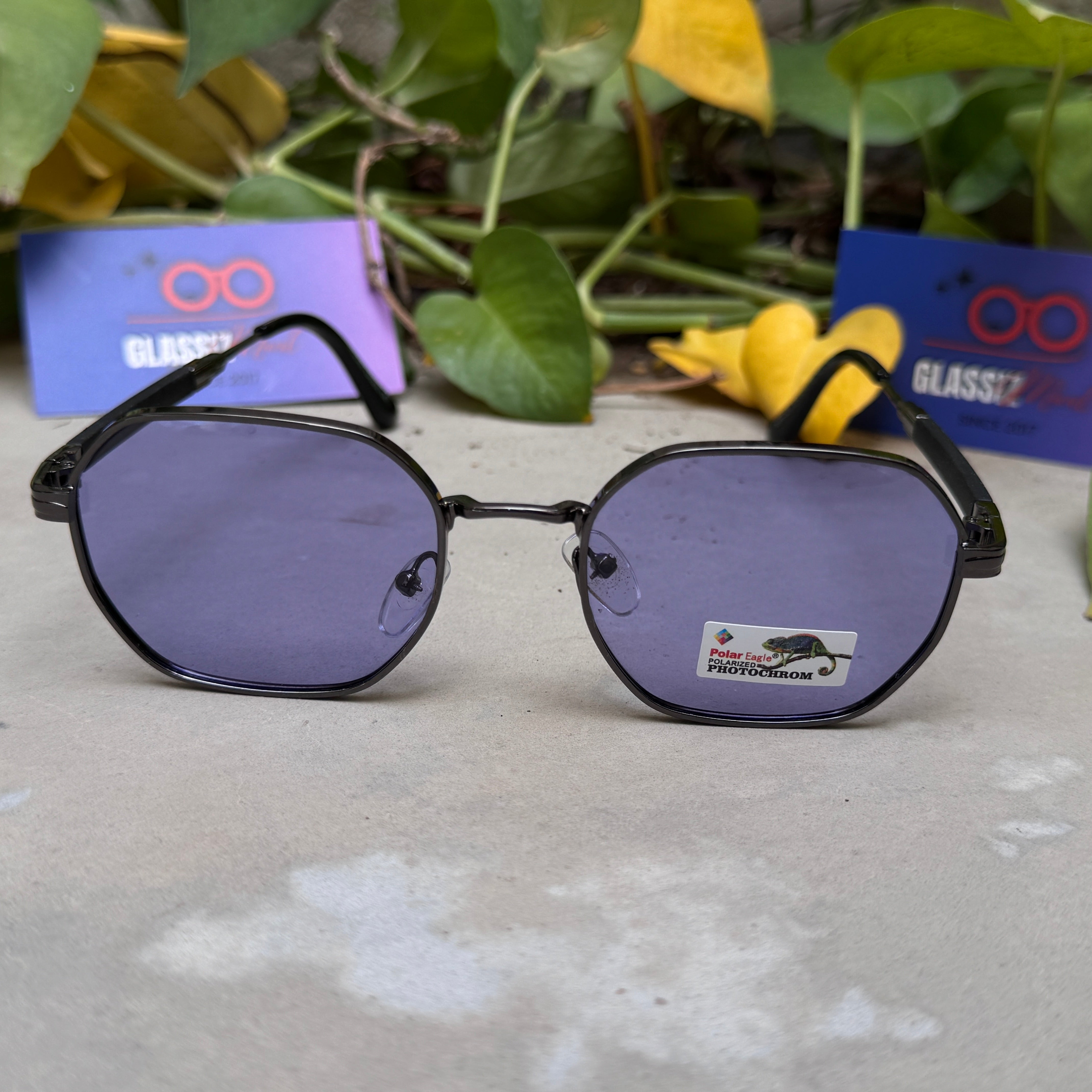 Police – 06129 – 57 – Grey Blue – Metal – Sunglasses – Unisex