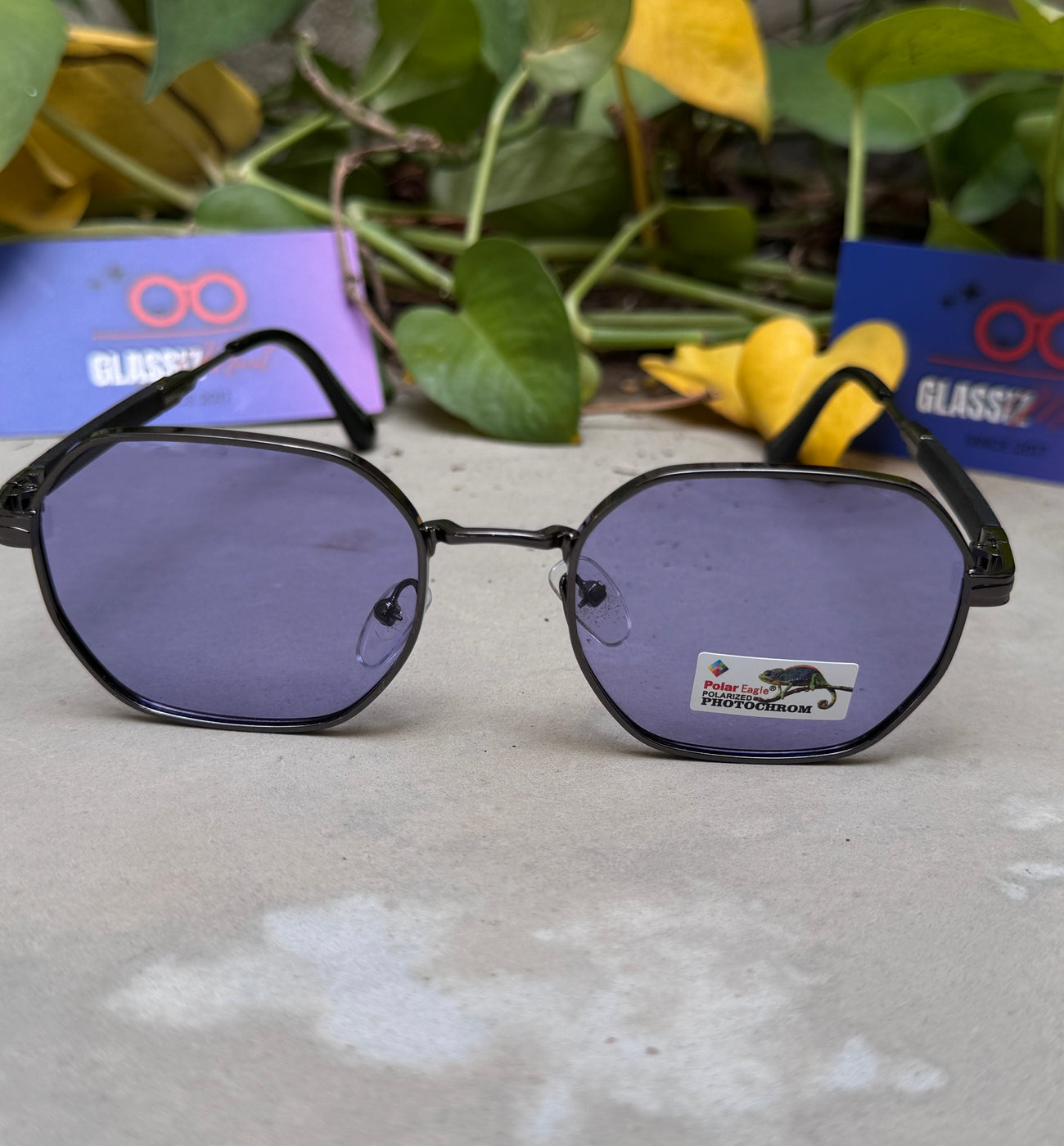 Police – 06129 – 57 – Grey Blue – Metal – Sunglasses – Unisex