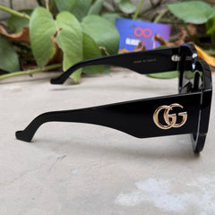 Gucci – 1546 - 50 - Black – Acetate - Sunglasses – Ladies - Premium