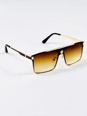 Versace’s – 22170 – 60 – Golden Brown Gradient – Metal – Sunglasses – Unisex