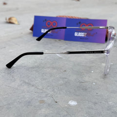 Boss – 2415 – 53 – Transparent - Acetate- Metal - Optics – Unisex - Premium