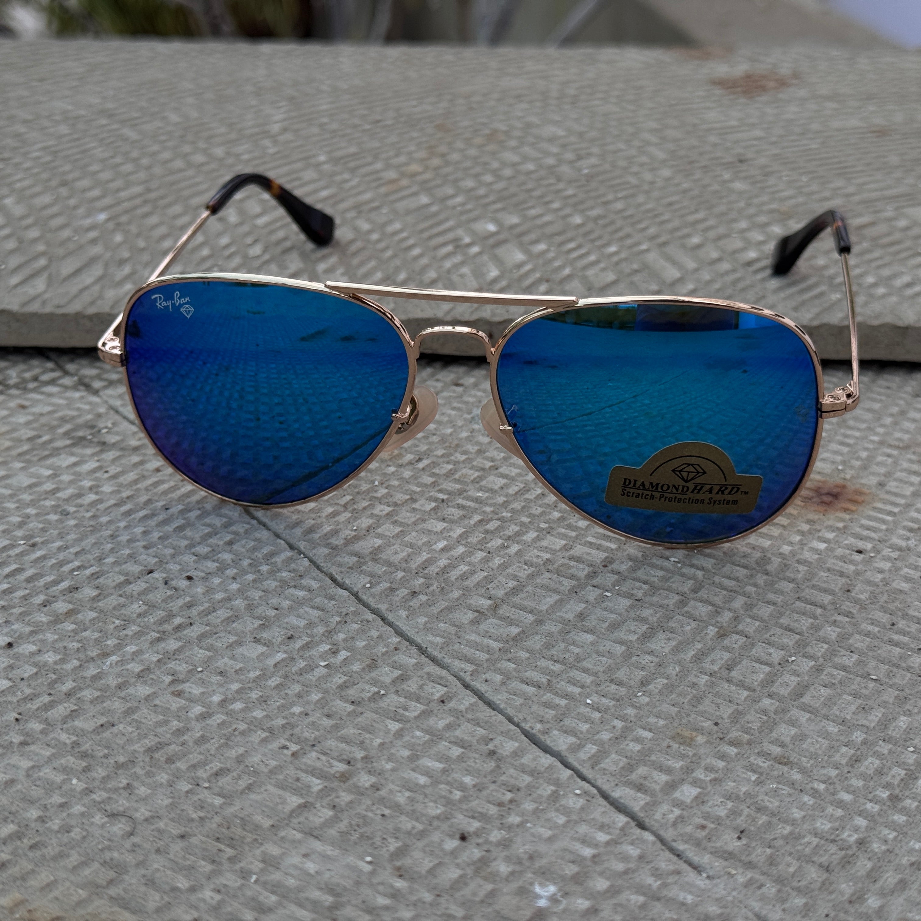 Rayban – 3035 – 62 – Golden Mercury – Metal – Sunglasses – Unisex - Premium