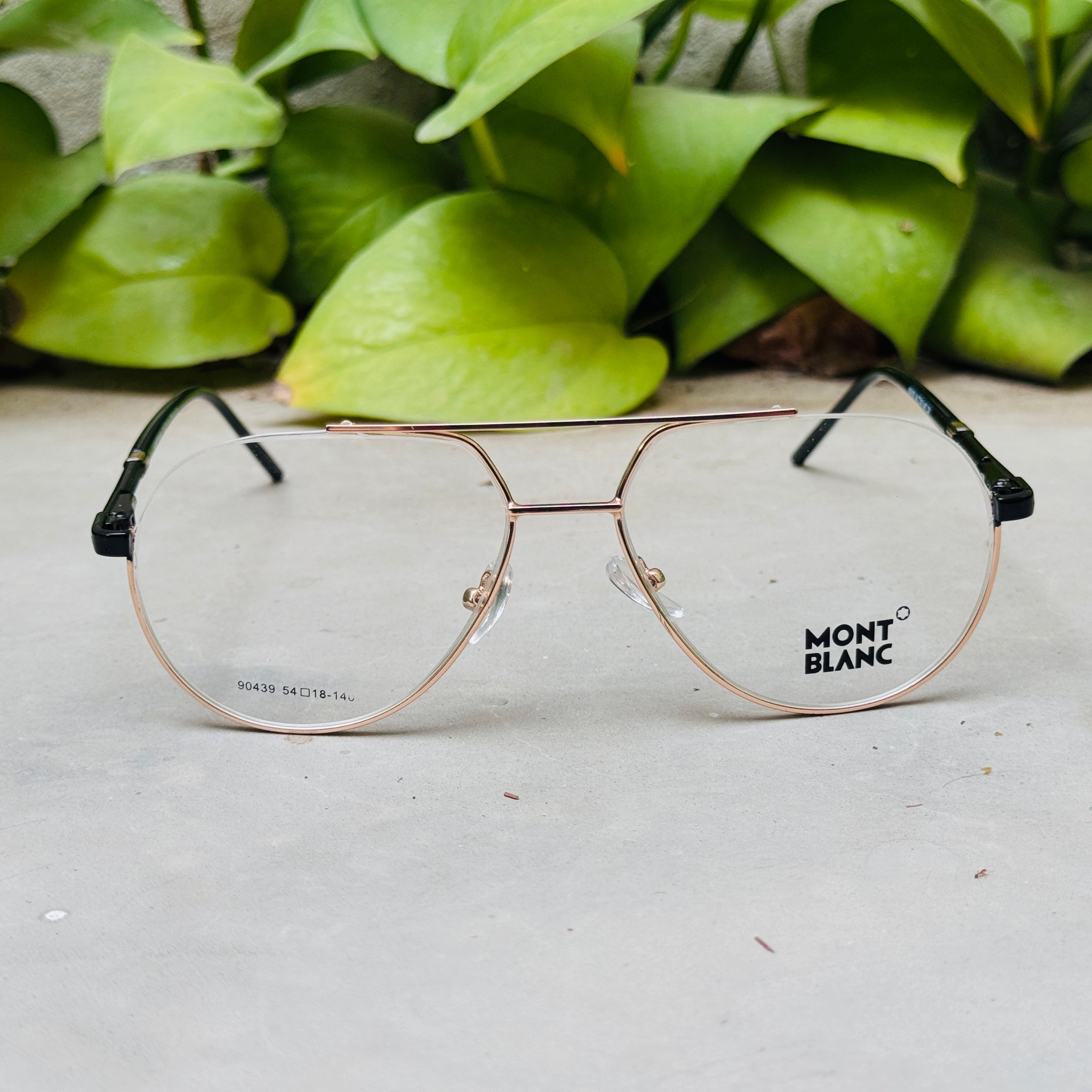 Mont Blanc – 90439 – 54 – Golden Black –  Metal - Optics – Unisex