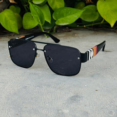Burberry – 8548 - 62 – Black – Metal – Sunglasses – Unisex