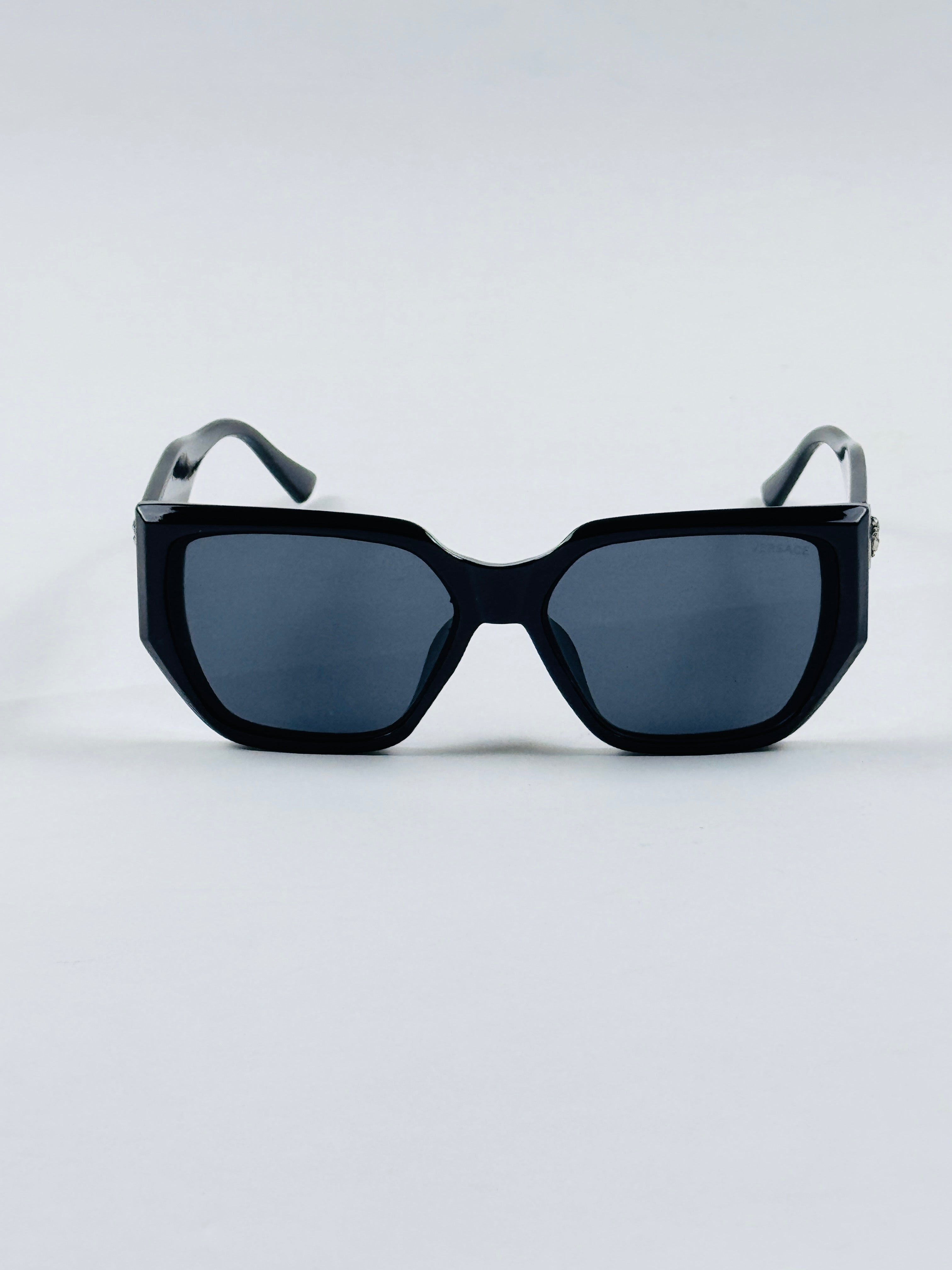 Versace - 9040 – 57 – Black – Acetate – Sunglasses – Ladies