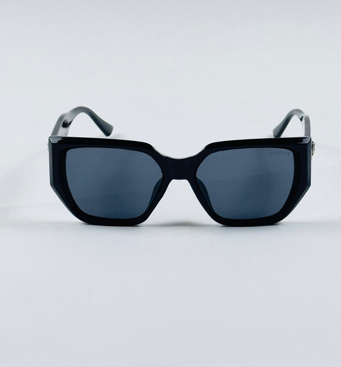 Versace - 9040 – 57 – Black – Acetate – Sunglasses – Ladies