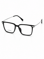 Tr – 61019 - 54 - Silver Black – Acetate - Metal – Optics - Unisex