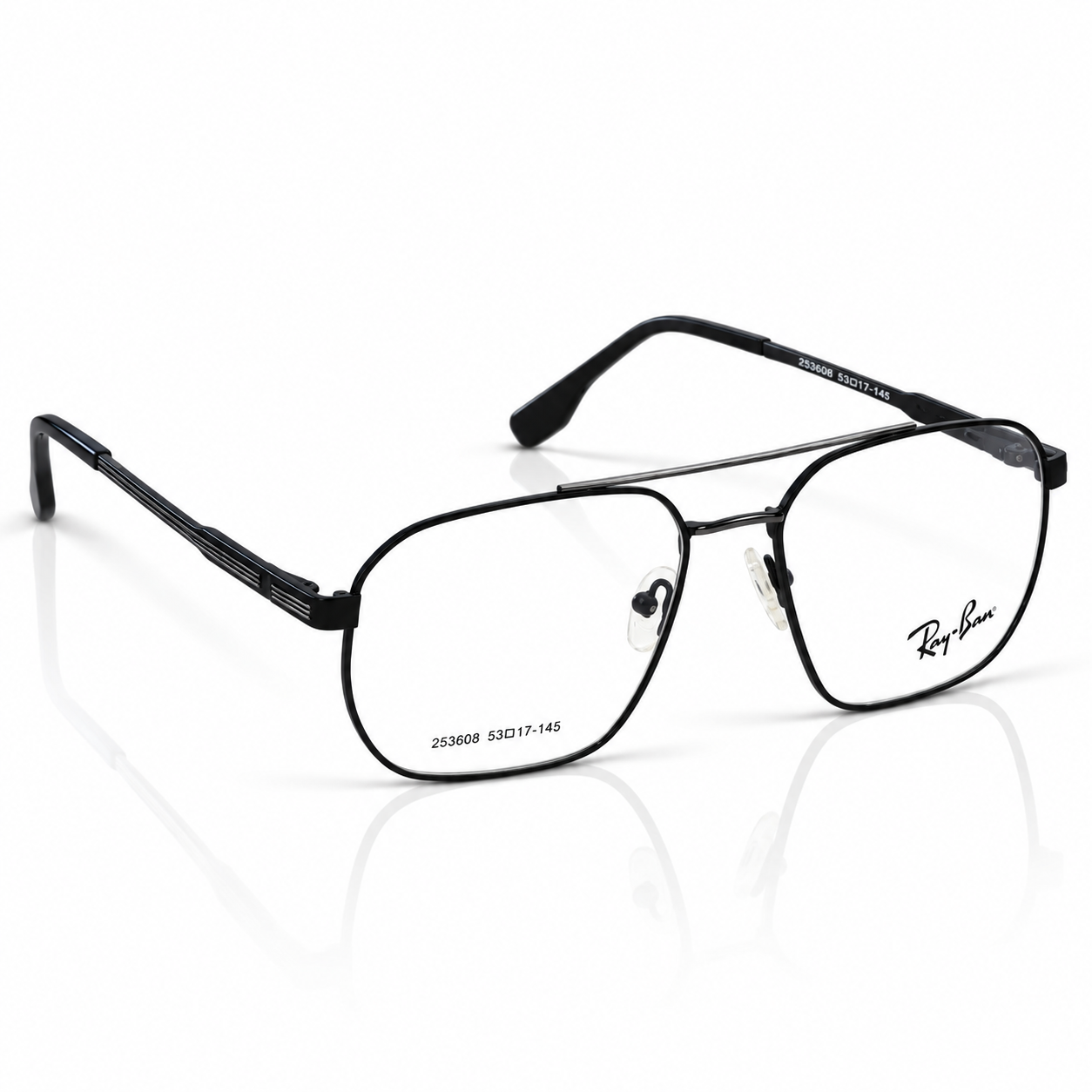 Rayban – 253608 – 53 - Black – Metal – Optics - Unisex