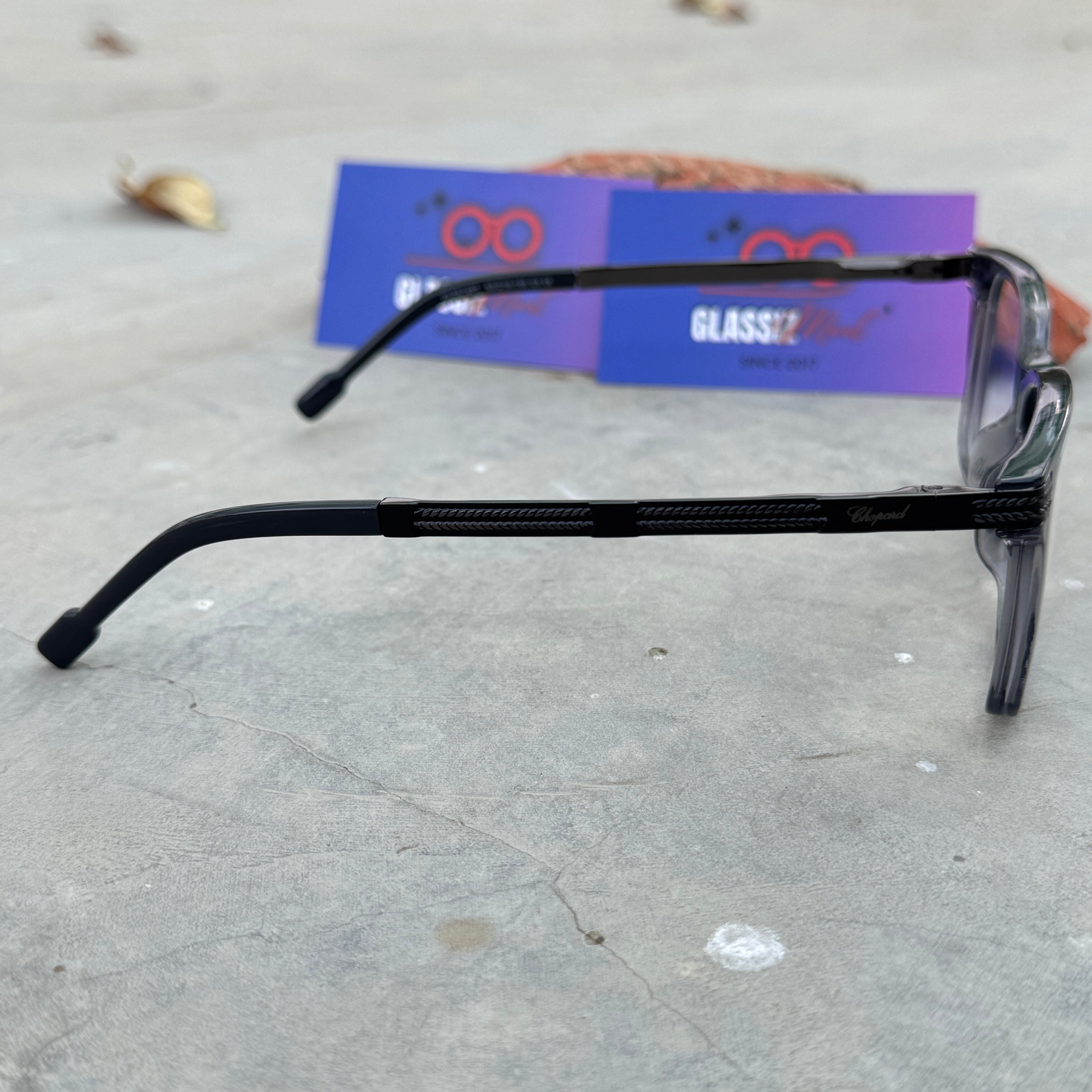 Chopard – 614 – 53 – Grey - Acetate- Metal - Optics – Unisex - Premium