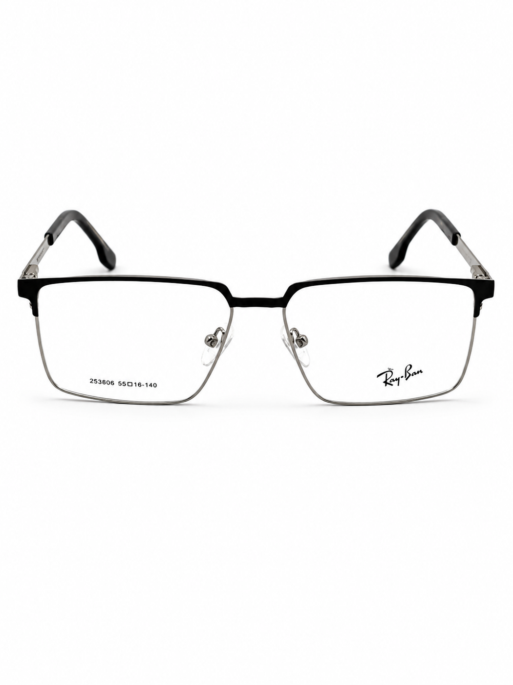 Rayban – 23506 – 55 - Silver Black – Metal – Optics - Unisex