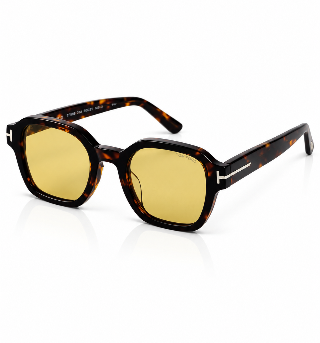 Tom Ford – 6105 - 49 – Tortoise Yellow – Acetate - Sunglasses – Unisex - Premium