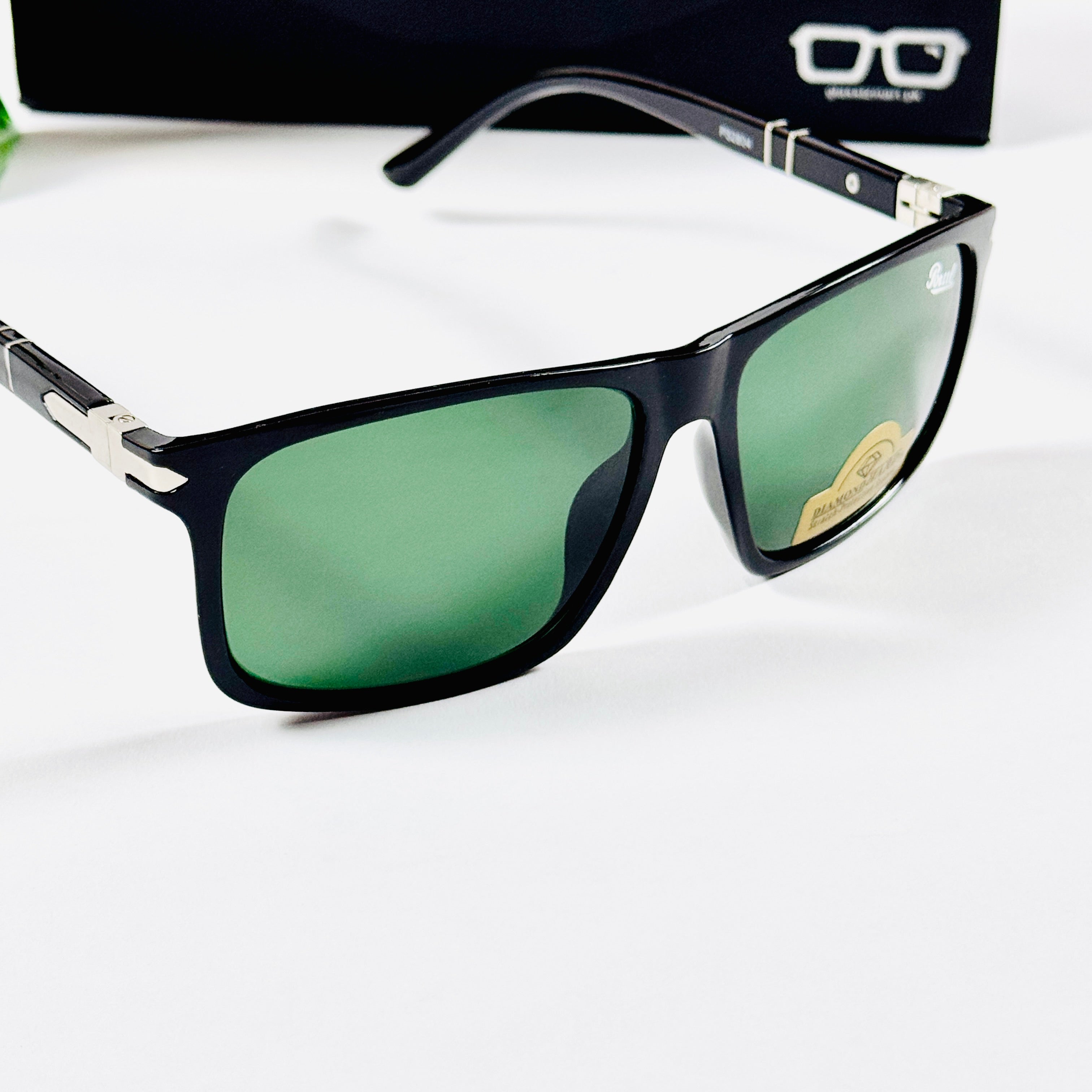 Persol – 4229 - 52 - Black Green – Acetate - Sunglasses – Unisex