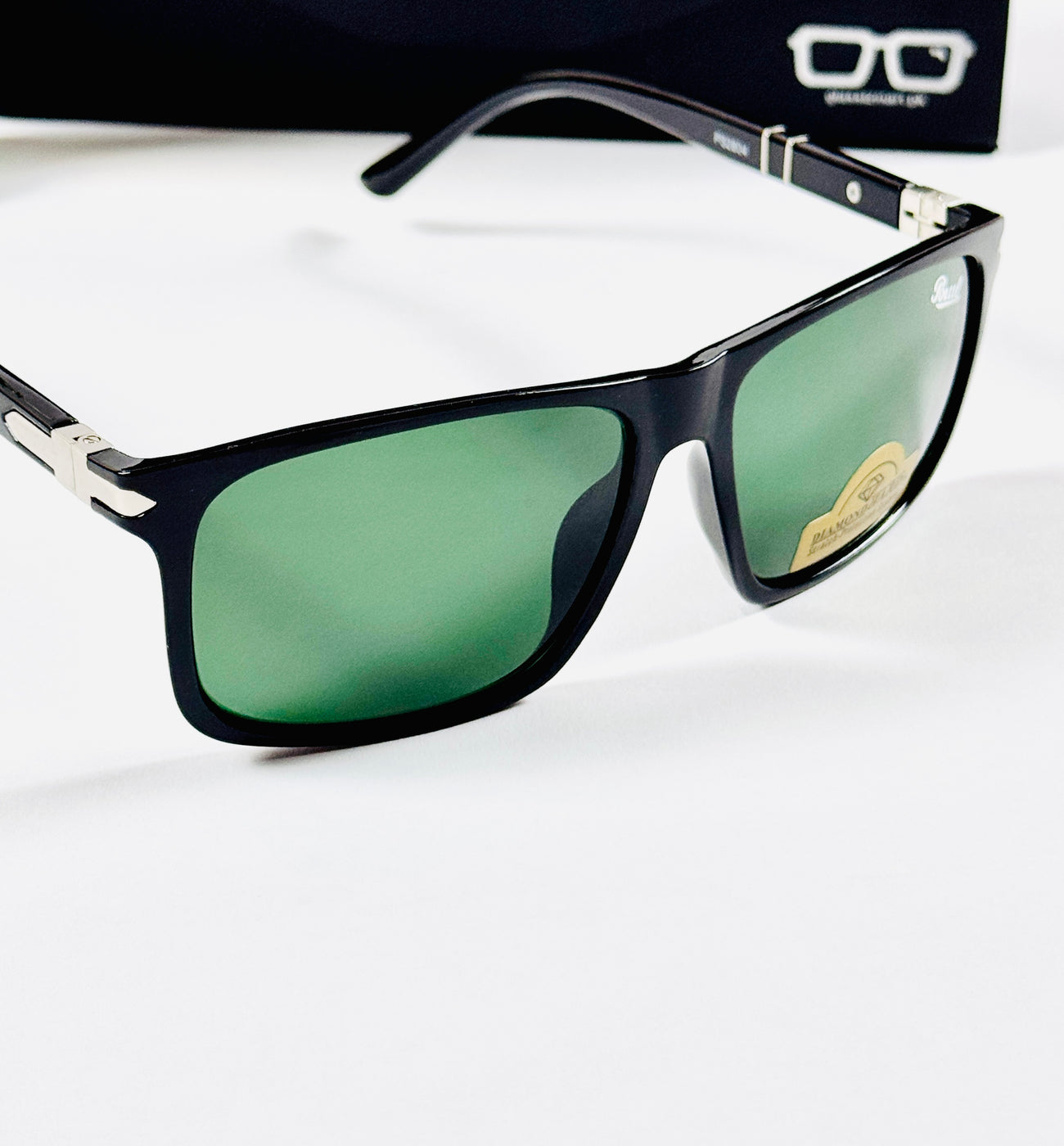 Persol – 4229 - 52 - Black Green – Acetate - Sunglasses – Unisex