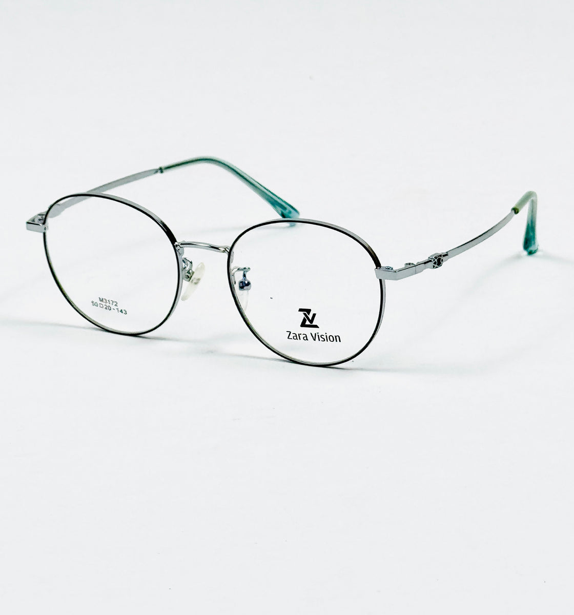 Dior – 3172 – 50 - Silver Black – Metal – Optics – Unisex