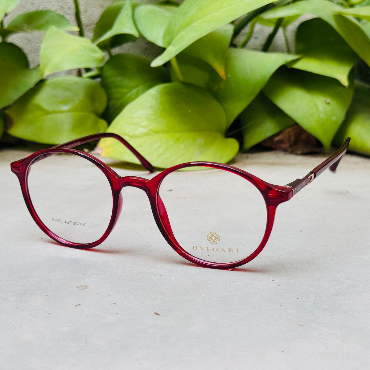 Bvlgari – 21155 – 46 – Red –  Acetate - Optics – Unisex