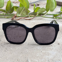 Gucci – 1338 - 50 – Black  - Acetate - Sunglasses – Ladies - Premium