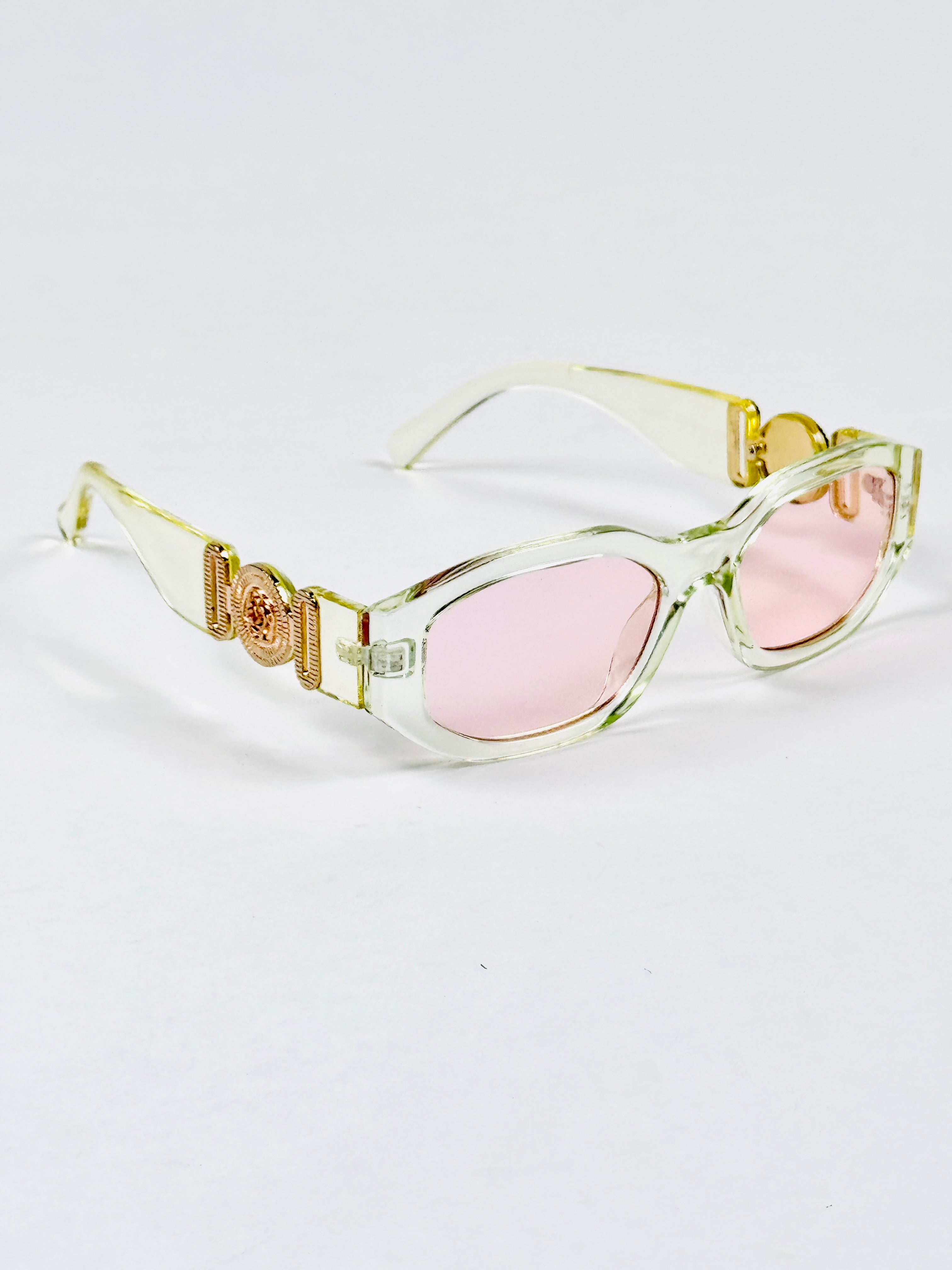 Versace – 52024 - 53 – Green Pink – Acetate - Sunglasses – Unisex