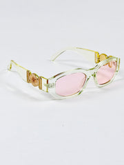 Versace – 52024 - 53 – Green Pink – Acetate - Sunglasses – Unisex