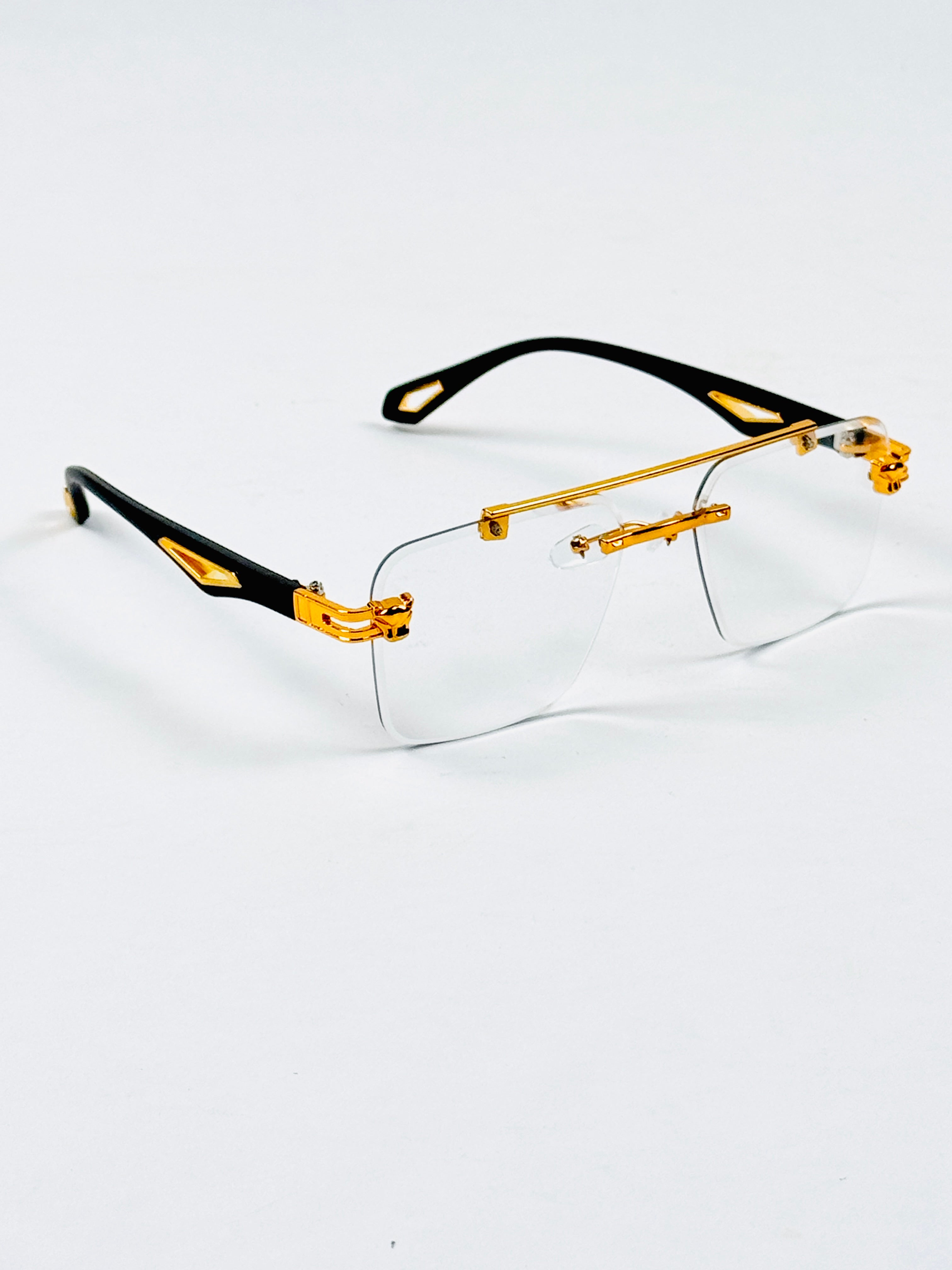 Rimless – 2342 – 53 – Golden –  Metal - Optics – Unisex (Transition)