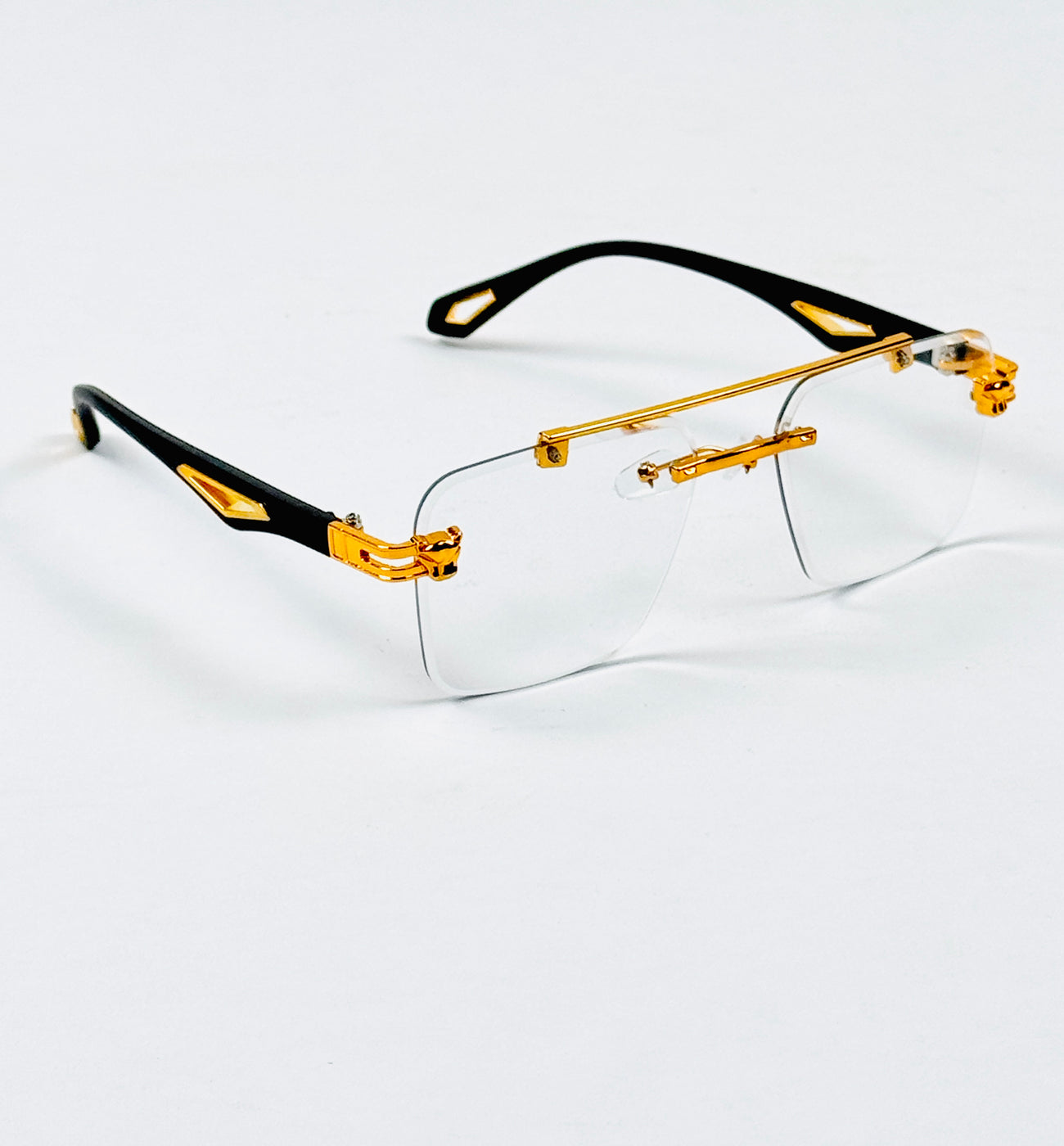 Rimless – 2342 – 53 – Golden –  Metal - Optics – Unisex (Transition)