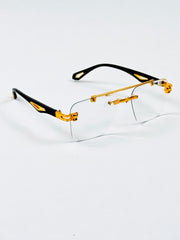 Rimless – 2342 – 53 – Golden –  Metal - Optics – Unisex (Transition)