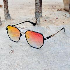 Prada – 19411 - 54 – Black Mercury – Metal – Sunglasses - Unisex