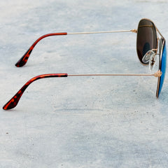 Rayban – 3513 – 58 – Golden Mercury – Metal – Sunglasses – Unisex