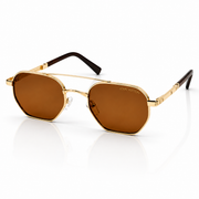 Louis Vuitton’s – 1417 – 50 – Golden Brown – Metal – Sunglasses – Unisex
