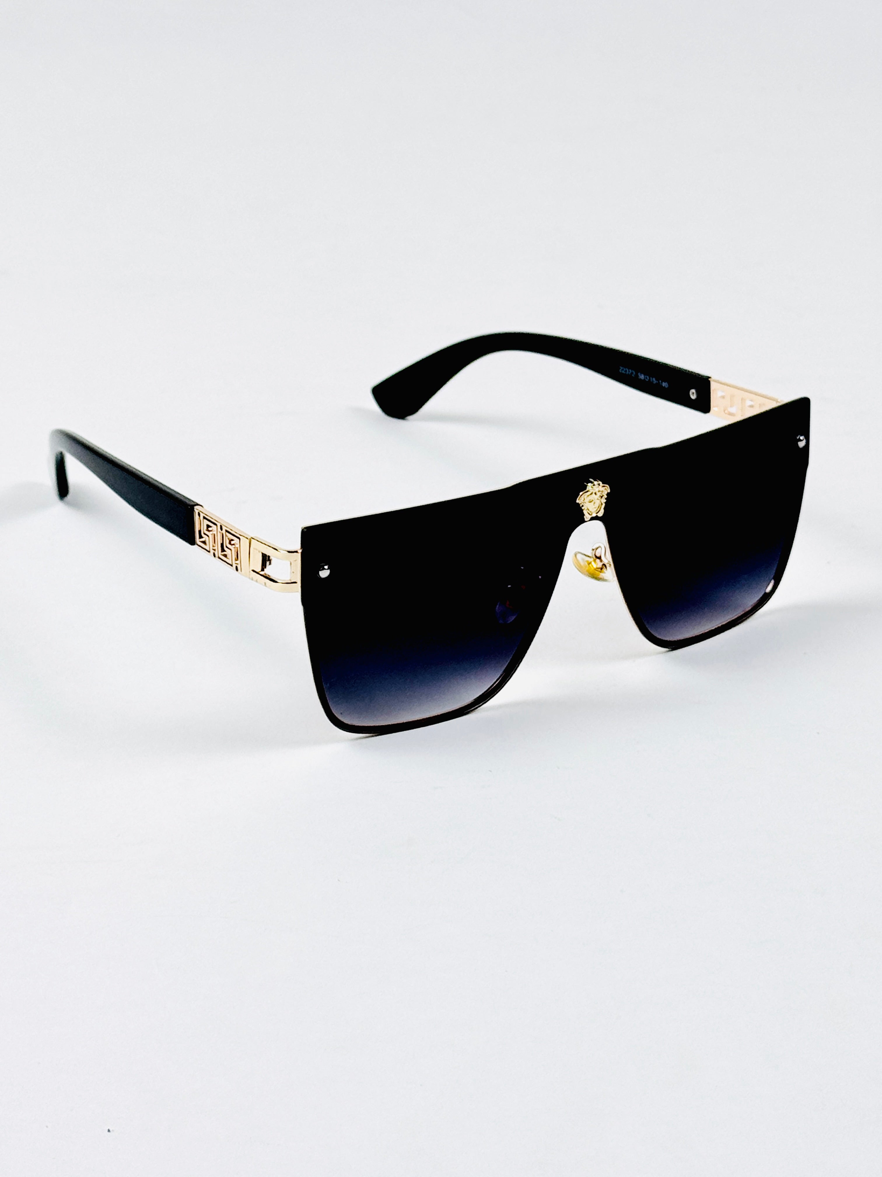 Versace – 22372 – 58 – Golden Black Gradient – Metal – Sunglasses – Unisex