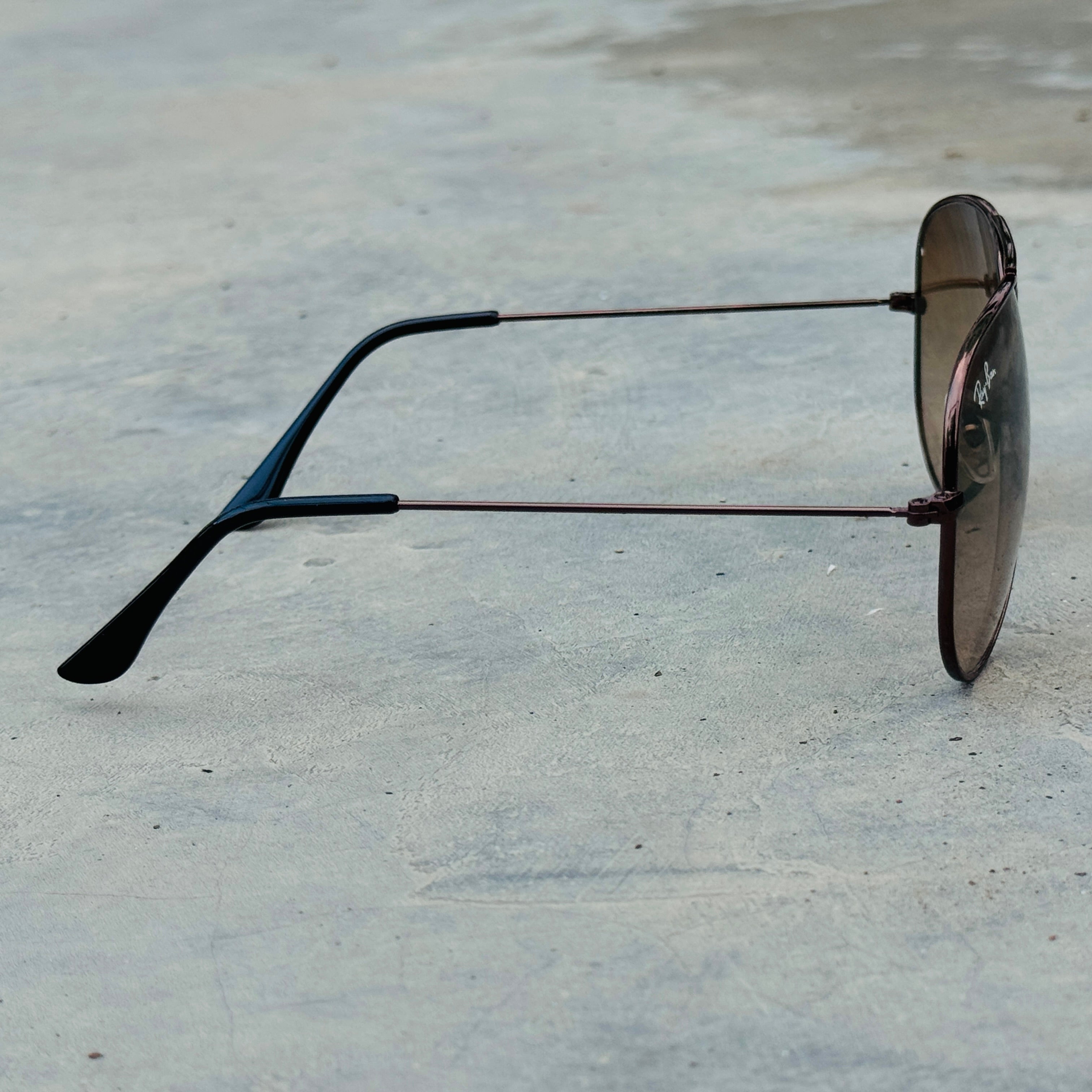 Rayban – 3026 – 62 –  Brown – Metal – Sunglasses – Unisex