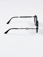 Valentino – 18130 – 58 – Black Gradient – Metal – Sunglasses – Unisex